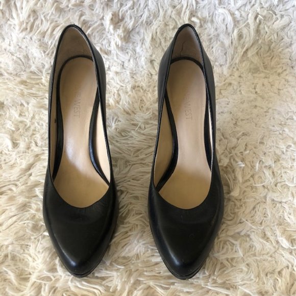 Nine West Shoes - Nine West Rocha Black Leather Dress Pump